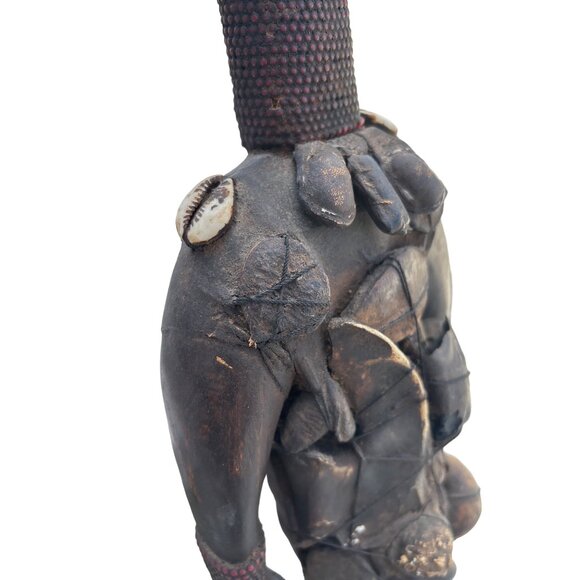 Male Namji doll fetish Fertility figure Wooden African Figurine Statue - Picture 4 of 16